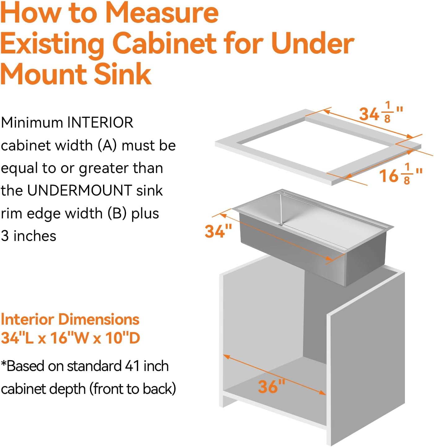 36 Inch Workstation Kitchen Sink, TECASA Undermount Deep Single Bowl, 16 Gauge Stainless Steel with Integrated Ledge and Accessories, World-Class Manufacturing Standard (18" x 36" x 10")