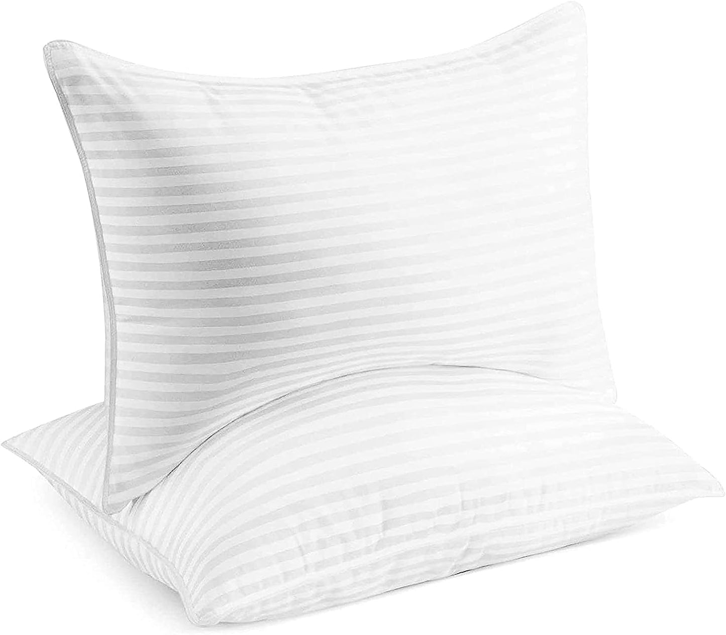 Beckham Hotel Collection Bed Pillows Standard/Queen Size Set of 2 - Original Down Alternative Pillow for Sleeping - Bedding for Back, Stomach or Side Sleepers