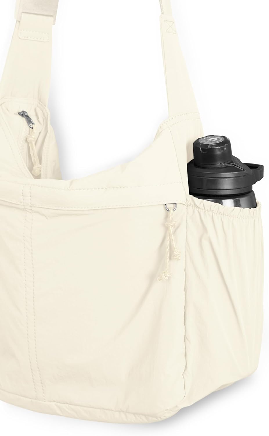 ODODOS 20L Crossbody Tote Bag Large Capacity Lightweight Hobo Shoulder Sling Bags for Gym Shopping Beach Travel