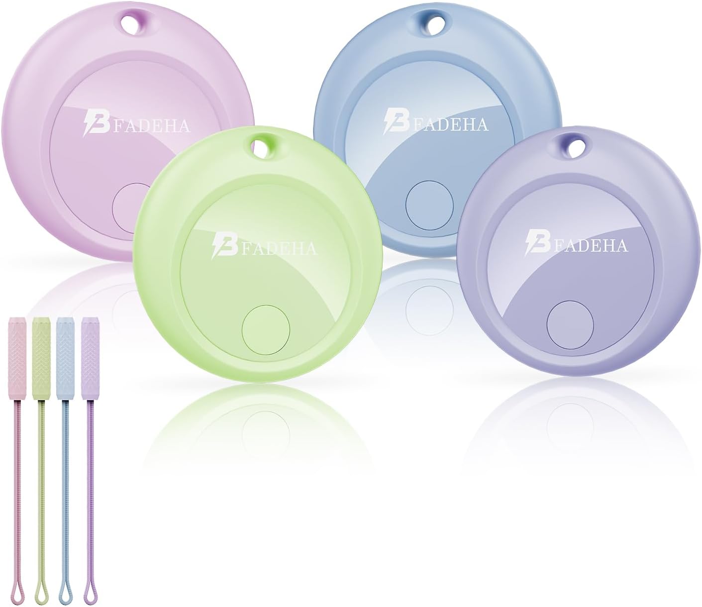 2025 [Apple MFi Certified] (iOS Only) Bluetooth Tracker Smart Finder for Apple Find My, iPhone Card Wallet Finder GPS Tracker, 5-10 Years Battery, Keys Finder and Item Locator for Keys, Bags, Passport