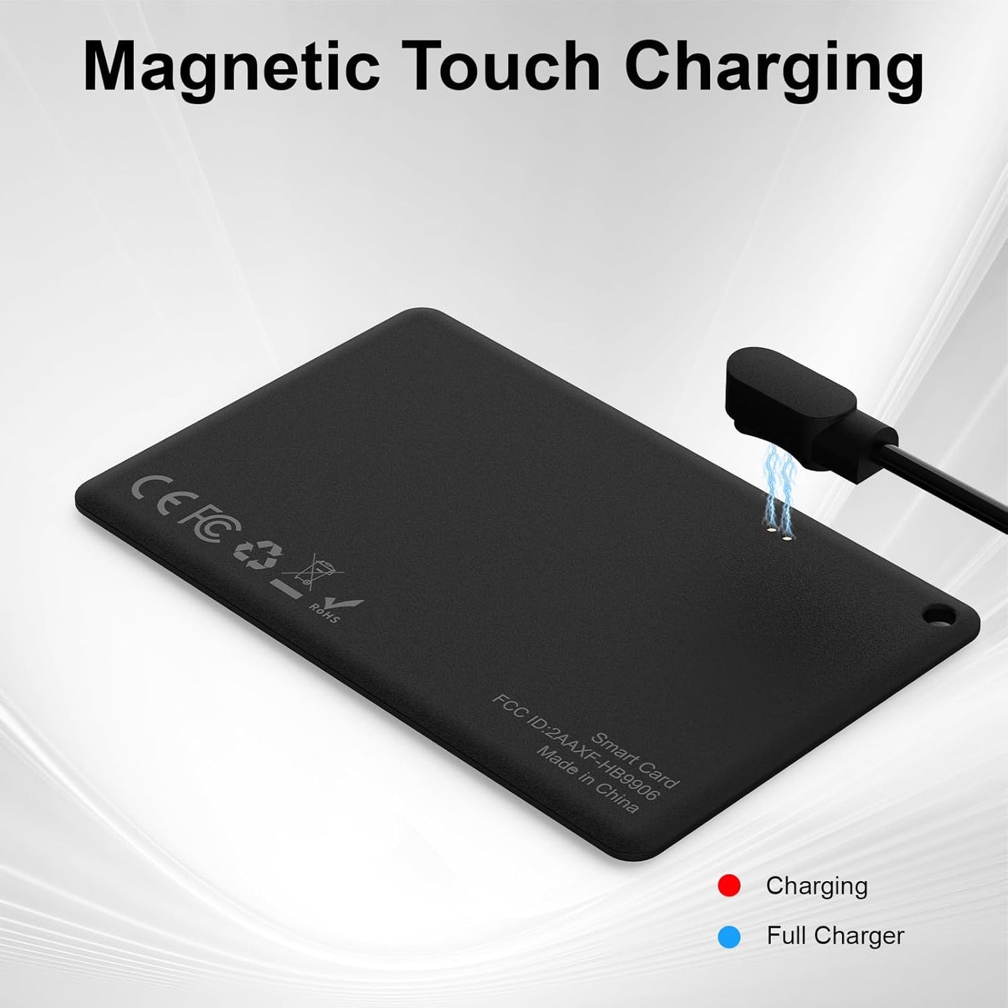 Wallet Tracker Card for Find My (iOS Only), Slim Wallet Finder, Smart Bluetooth Tracker Tag, Tracking Device Item Locator for Wallets Kids Keys Luggage Passport Backpacks Laptop and More