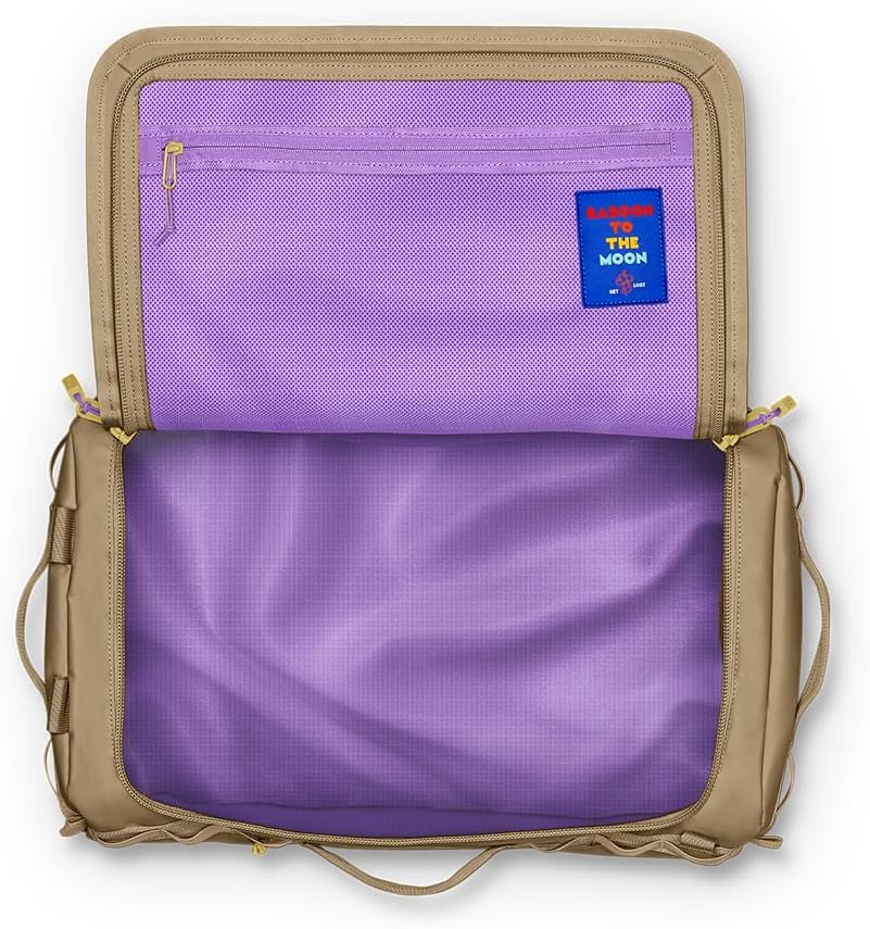 Baboon to the Moon Go-Bag Small 40L – Detachable Straps, Small Duffle Bag for Travel, Gym Bag for Women, Mens Travel Bag, Duffel Bags for Traveling, Travel Duffel Bags for Women (Kraft Paper)