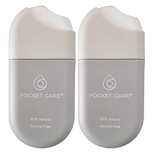 POCKET CARE | 2 Pack Verbena Scented Hand sanitizer Spray 15 ml - Spray for Hands | Organic Moisturizing Spray | Travel Size - Travel Accessories | 100% natural (Lemon Verbena)