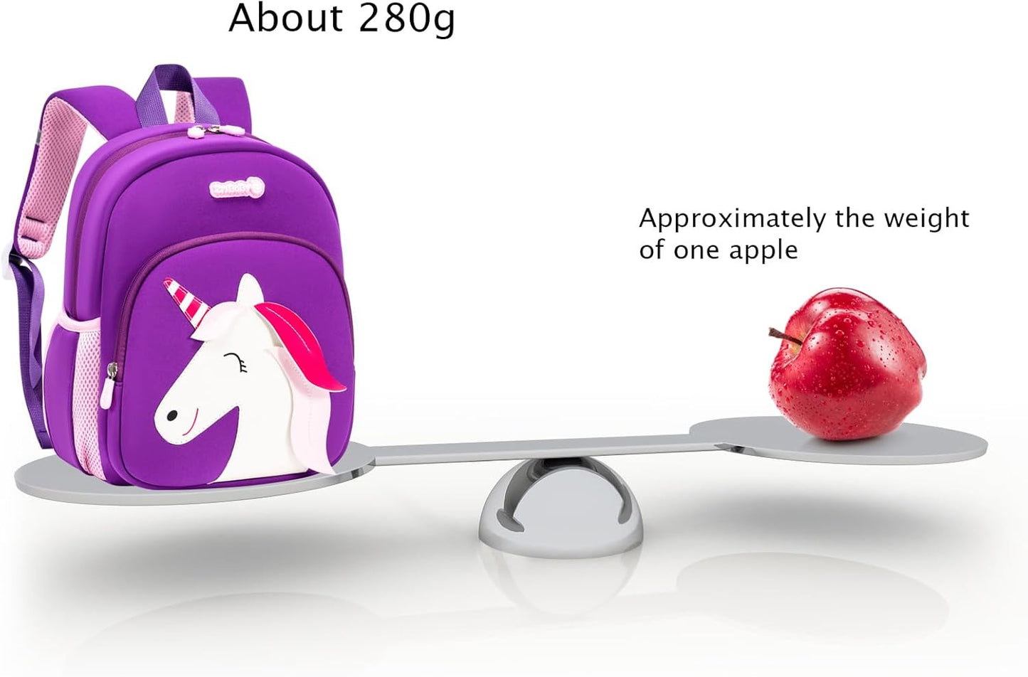 Padgene Toddler Harness Backpacks Safety Leash Kids Anti Lost Kindergarten Preschool Backpack Neoprene Lightweight Animal Schoolbag 3D Cartoon Dinasour Mini Travel Bag for Boys Girls Ages 3-5