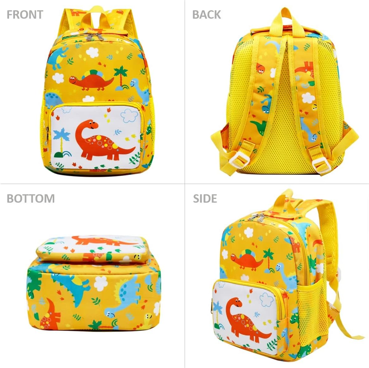 POWOFUN13 inch Kids Toddler Preschool Travel Backpack Cute Cartoon Backpack For Girls Boys Baby