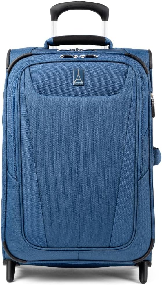 Travelpro Maxlite 5 Softside Expandable Upright 2 Wheel Carry-on Luggage, Lightweight, 22-Inch — Ensign Blue