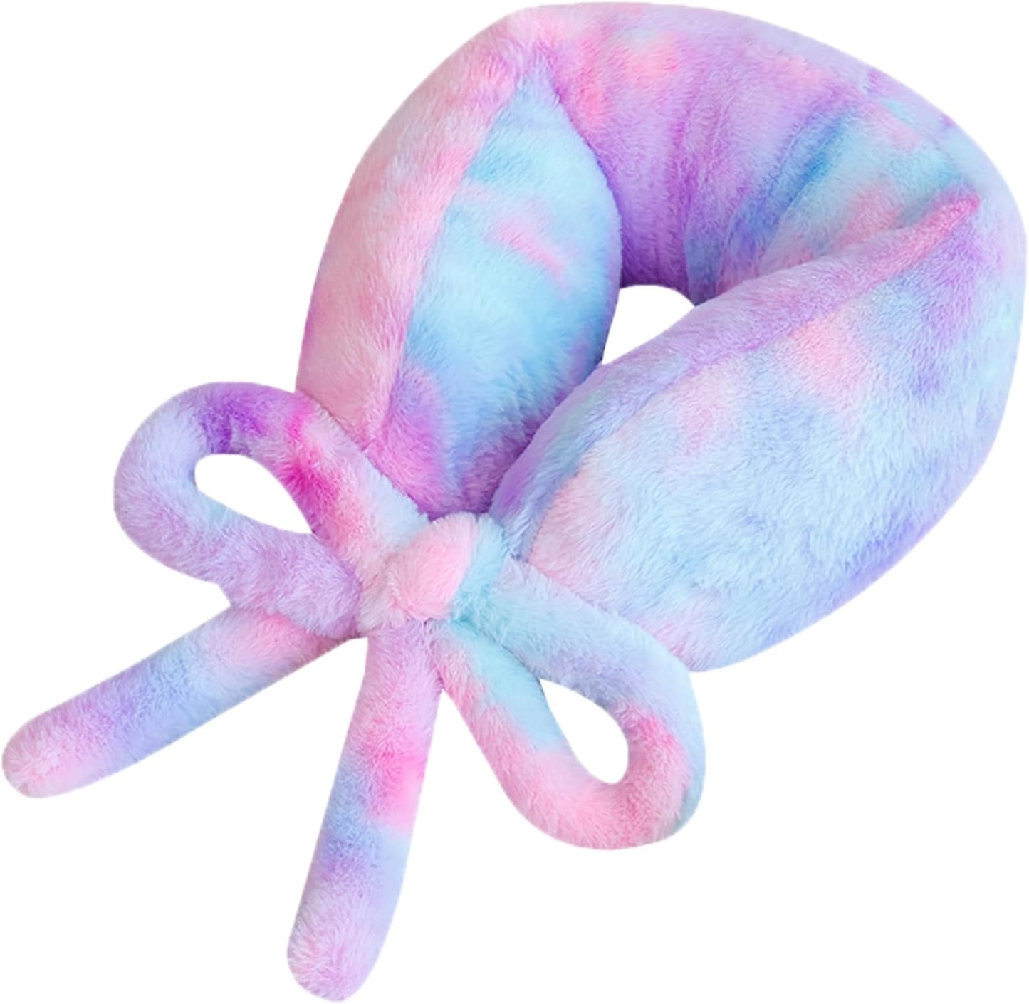 Travel Pillow Multifunctional Airplane Travel Neck Pillow Provides Neck and Lumbar Support During Travel Airplane Pillow Colorful Purple