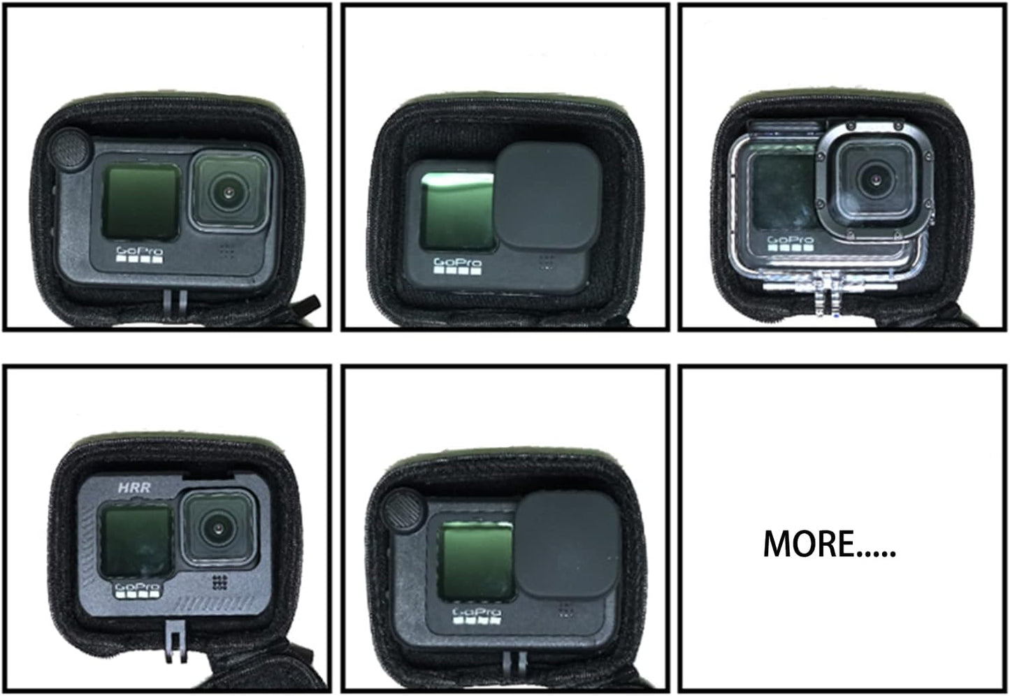 PellKing Hard Carrying Case for GoPro Hero 13 12 11 10 9 8 7 6 5 4 Waterproof Housing Case,DJI Osmo Action 5 4 3 Camera Waterproof Shell,Insta360 Ace Pro One R RS AKASO Underwater Dive Shell and More