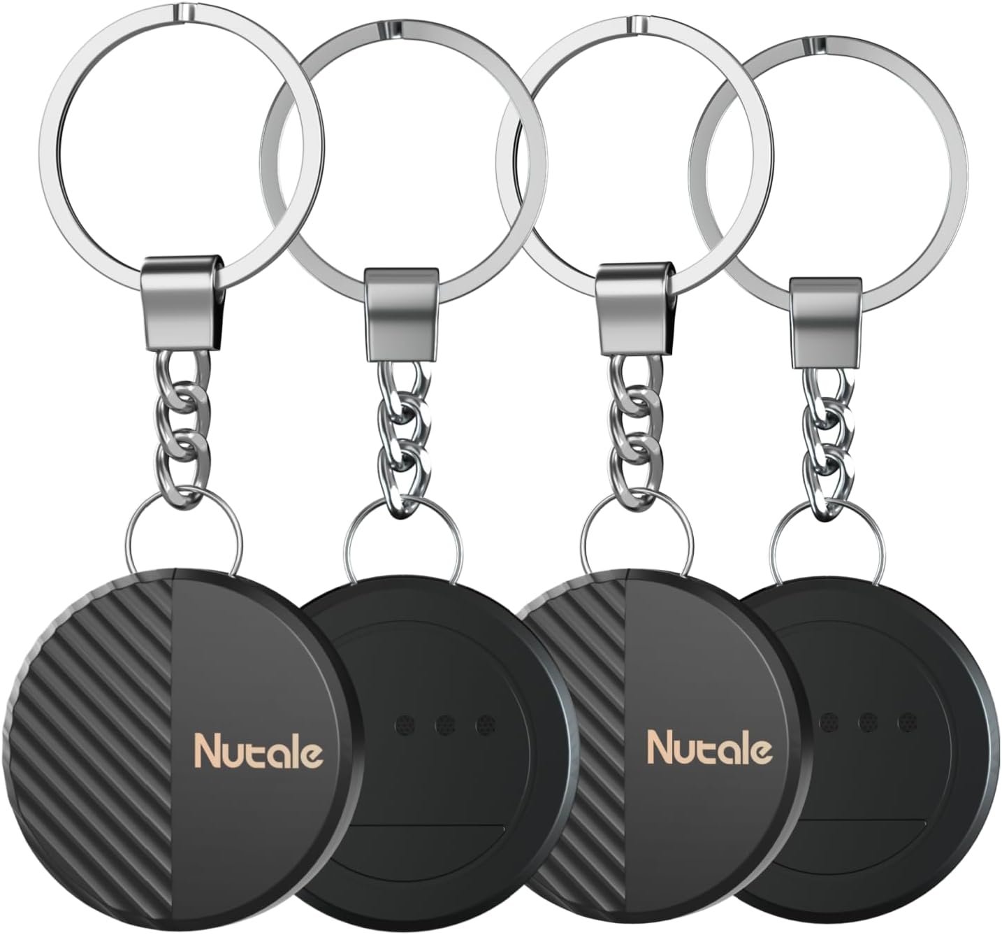 NutaleTag Key Finder 4 Pack - Only iOS - Bluetooth Smart Item Tracker Tag - Work with Find My - Keep Track of The Items That Matter Most - Find Keys Device or Car Key