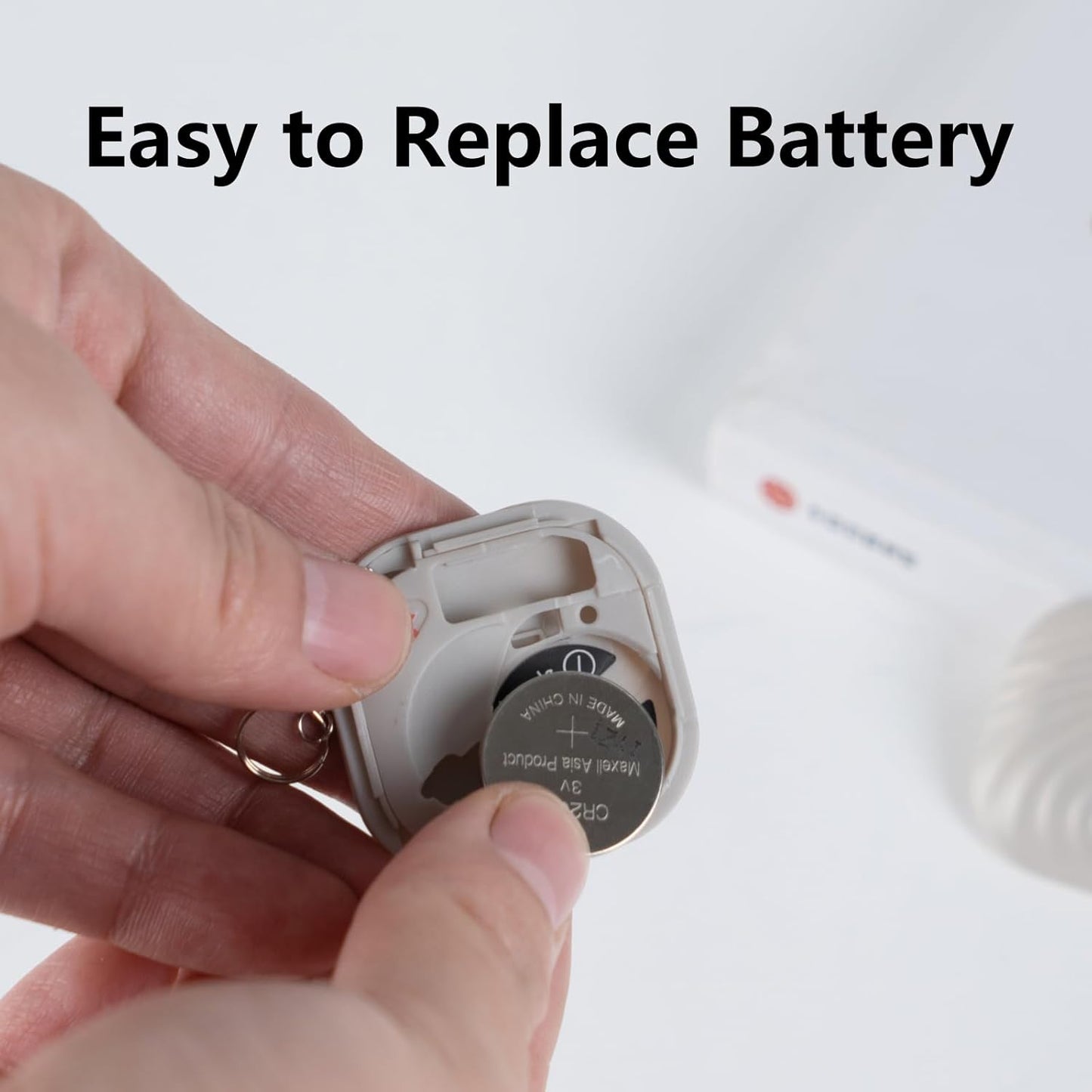 Key Finder 4-Pack, Bluetooth Tracker Item Locator with Key Chain - Both iOS and Android Compatible for Keys Pet Wallets or Backpacks and Tablets