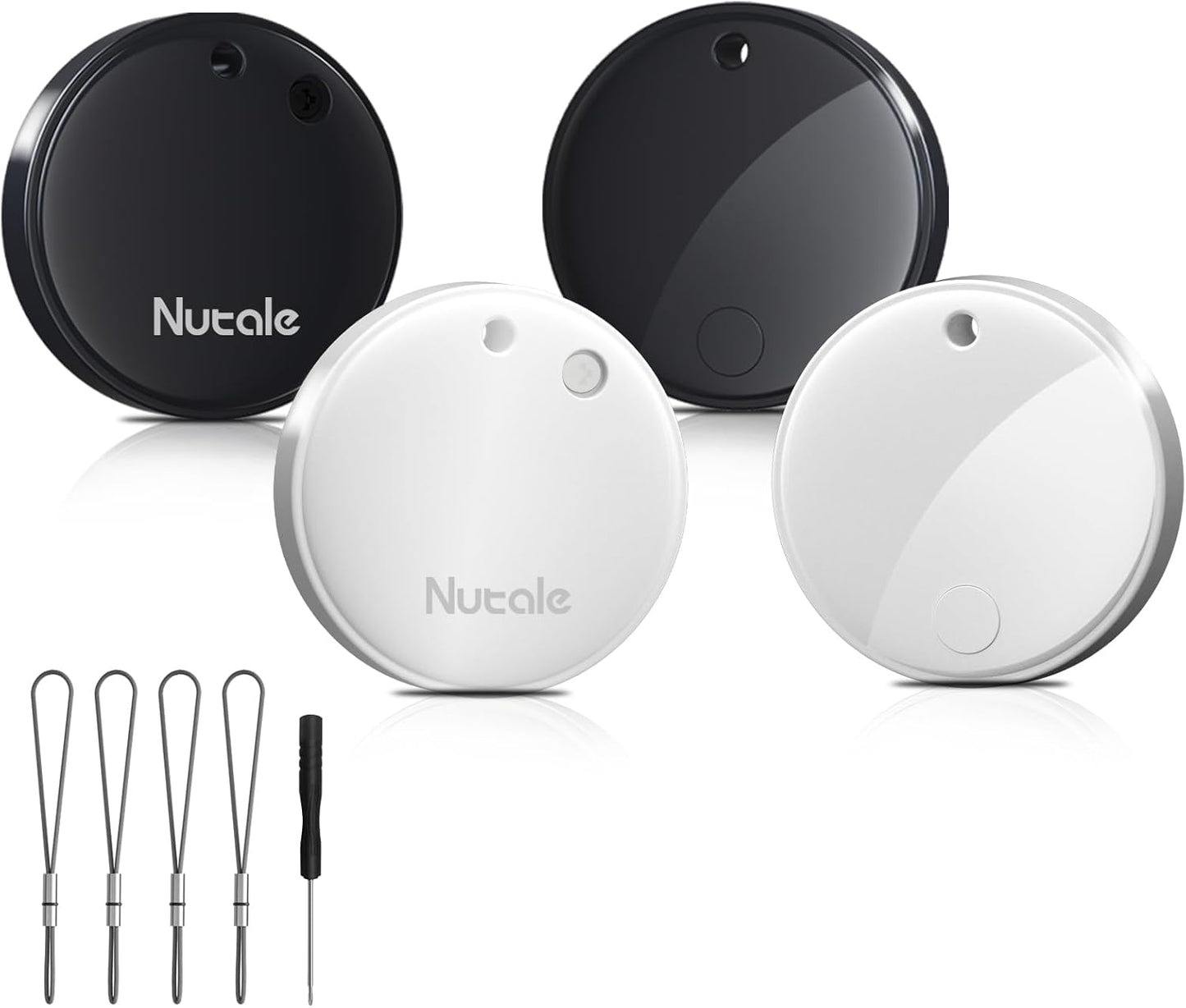 2025 Bluetooth Tracker Smart Finder for Apple Find My[Apple MFi Certified，iOS Only], iPhone Tags Key Finder Luggage Tracker for Bags, Luggage, Wallet, Bicycle, Replaceable Battery