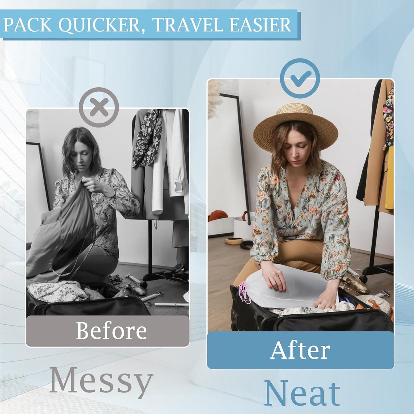 18 Pack Shoe Bags for Travel, 15.7" x 11.8" Clear Travel Shoe Bags for Packing with Colorful Drawstring, Large Waterproof Portable Travel Shoe Storage Bag Travel Essentials Women for and Men