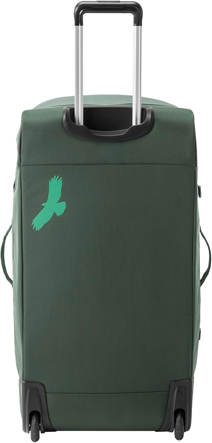 Eagle Creek Cargo Hauler XT Wheeled Duffel - Wheeled Backpack Duffel - Deployable Backpack Straps - Lockable U-Lid & Easy Access Compartment - 32" - Duck Green
