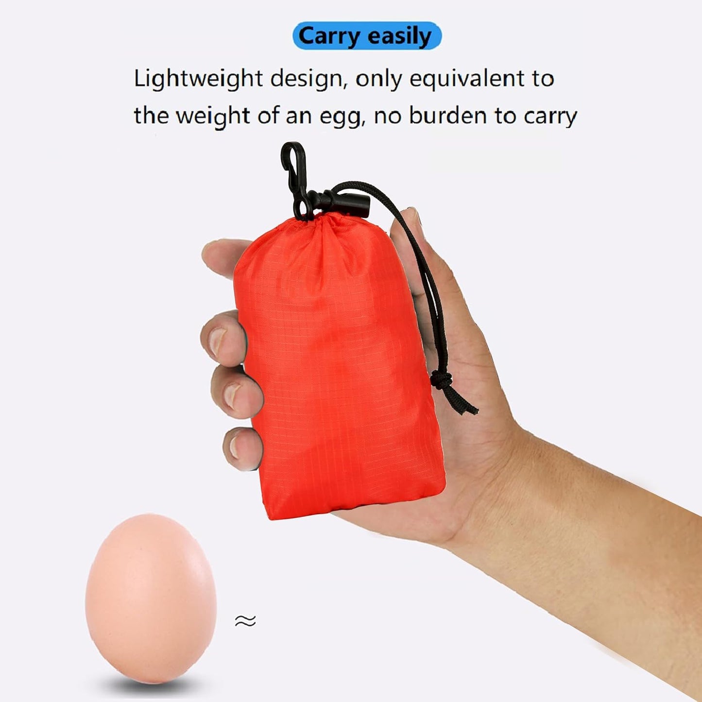 16L Hiking Daypack Lightweight Foldable Travel Backpack Water Repellent Camping Outdoor Packable Easy Carry-on Bag (Red)