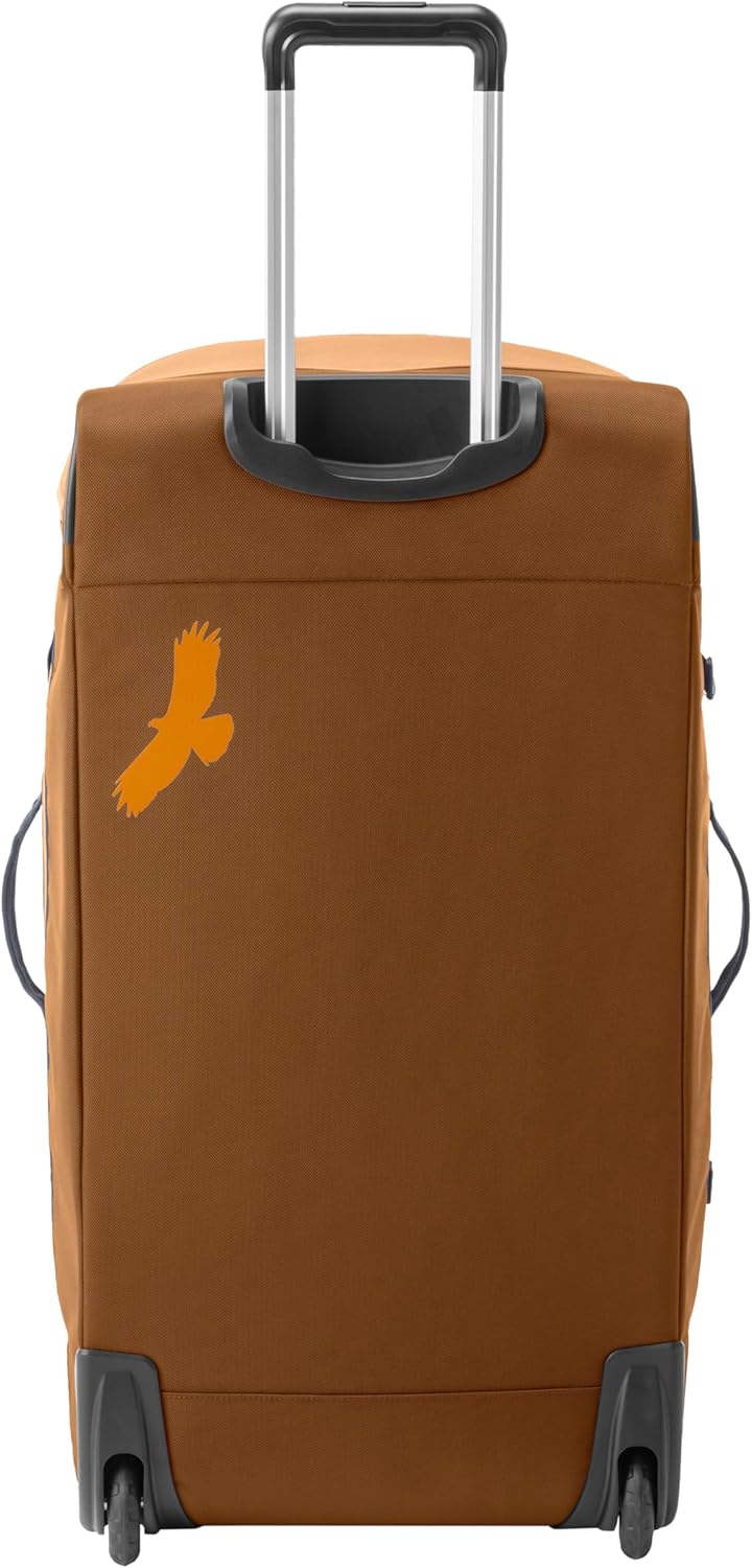 Eagle Creek Cargo Hauler XT Wheeled Duffel - Wheeled Backpack Duffel - Deployable Backpack Straps - Lockable U-Lid & Easy Access Compartment - 32" - Iron Orange