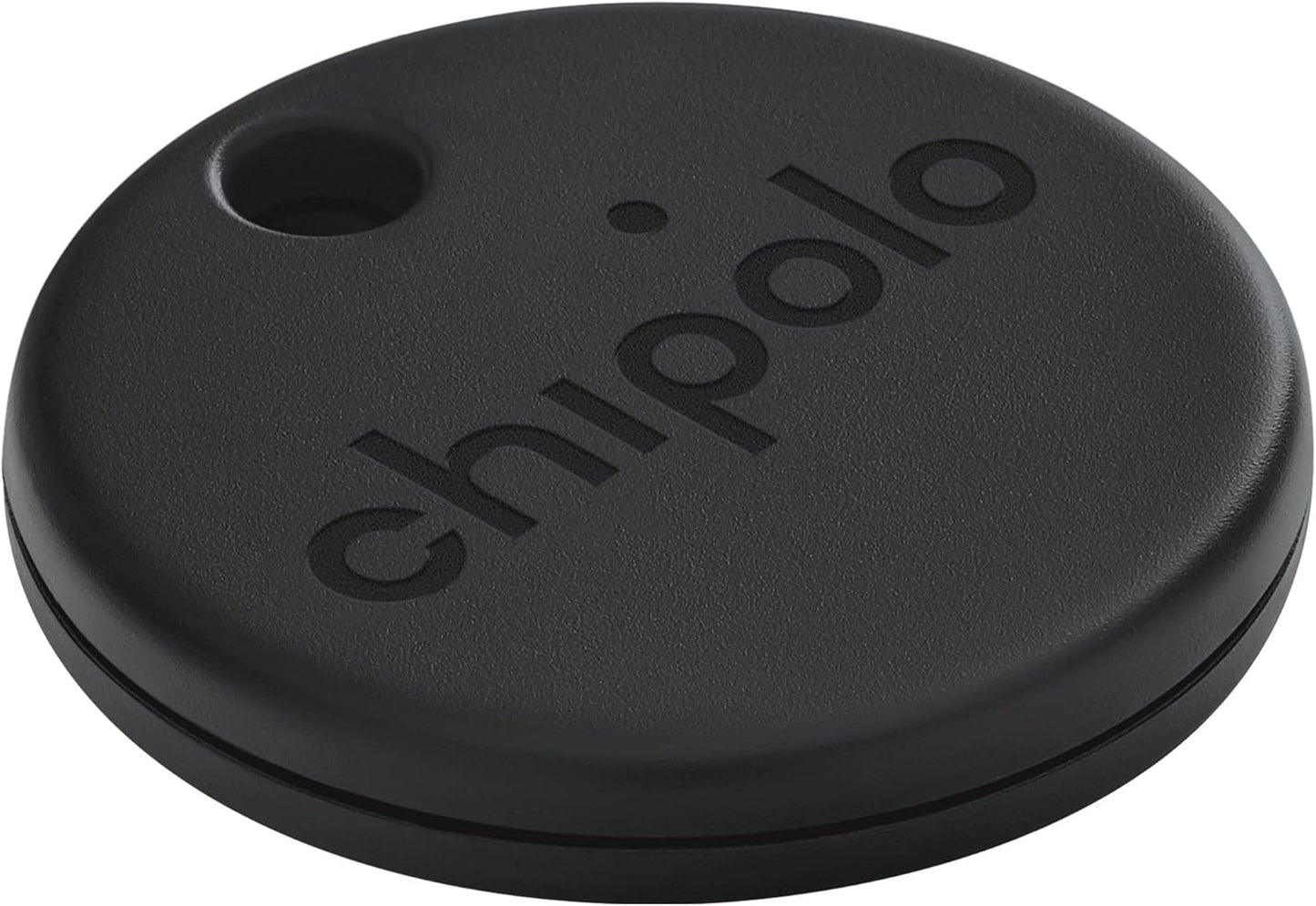 Chipolo ONE Spot - Key Finder, Bluetooth Tracker for Keys, Bag - Works with The Apple Find My app (only for iOS) (Almost Black)