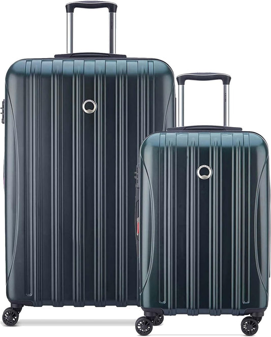 DELSEY PARIS Helium Aero Hardside Expandable Luggage with Spinner Wheels, Teal, 2-Piece Set (21/28)