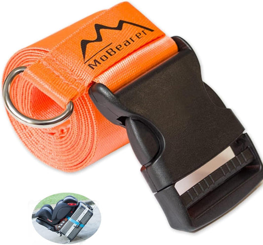Car Seat Travel Belt to Suitcase,Car Seat Travel Strap to Convert Kid Car Seat and Carry-on Luggage into an Airport Car Seat Stroller,Safe Travel Solution for Transport