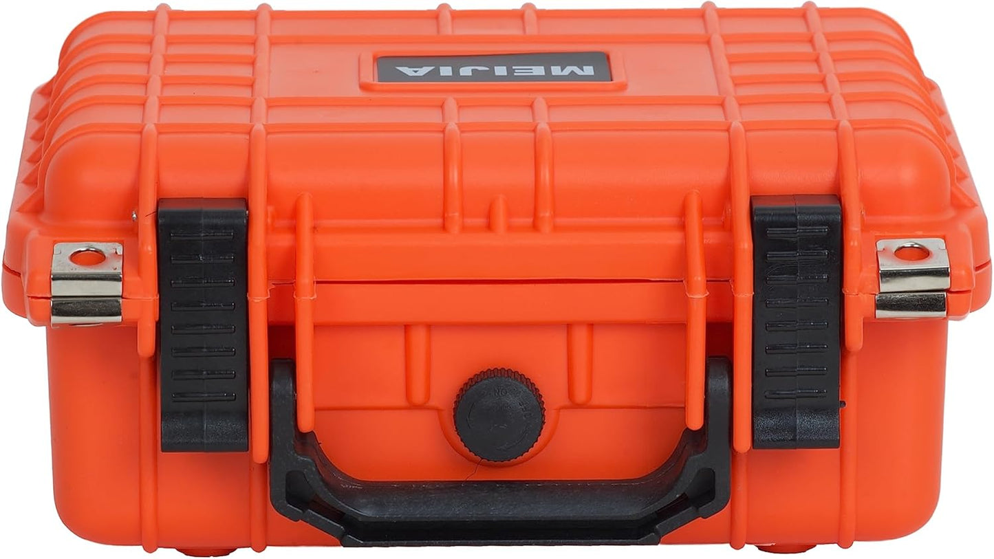 MEIJIA Portable All Weather IP67 Waterproof Protective Case,Hard Camera Case,Dry Case with Customizable Foam,Fit Use Of Drones,Camera,Equipments,10.62 x9.68x4.87inches