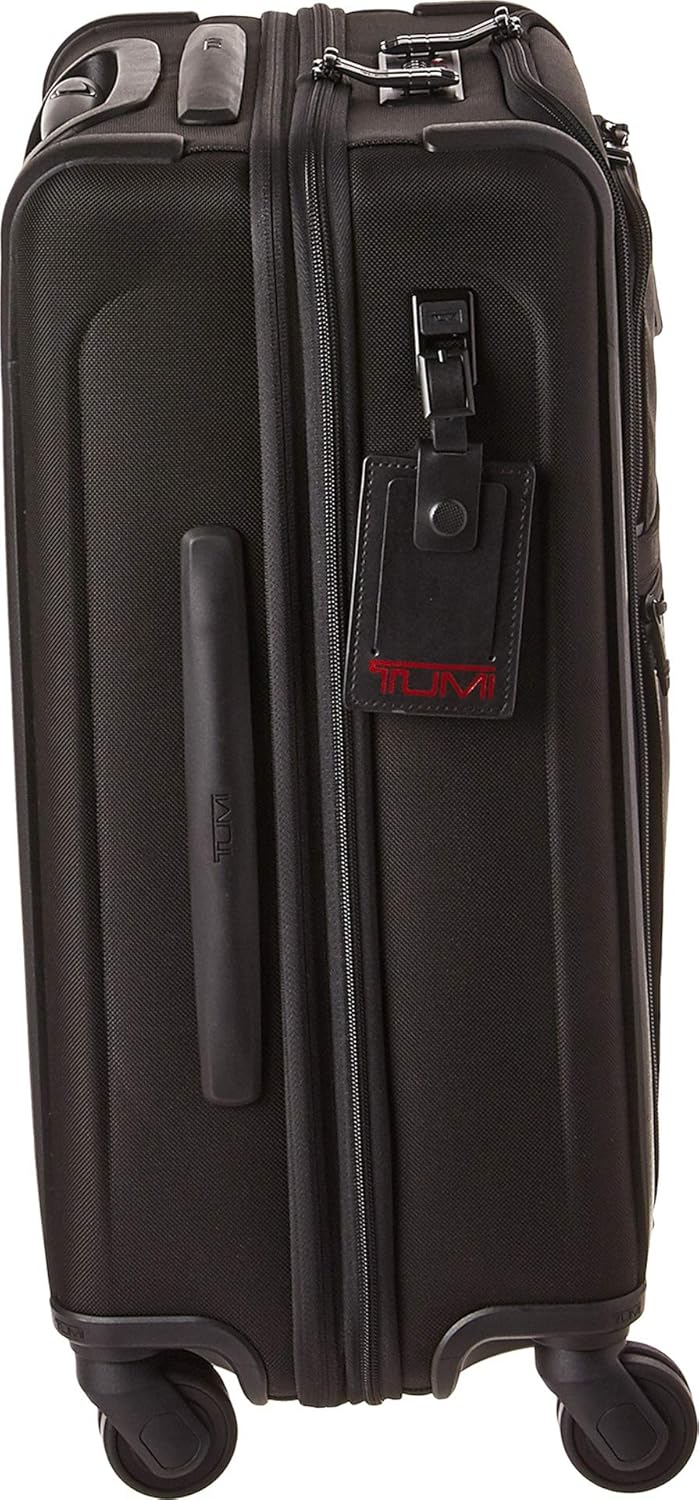 TUMI Men's Alpha Continental Dual Access 4 Wheel Carry On Suitcase