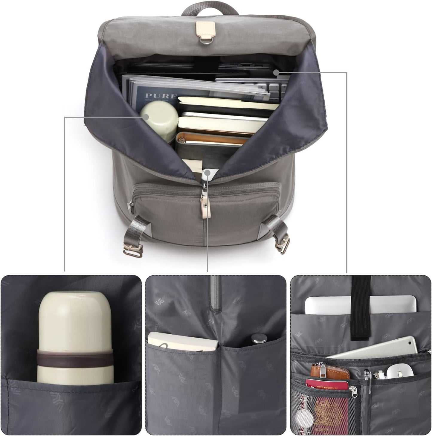 17" Laptop Backpack for Women & Men,Bookbag for Teen Girls & Boys Teenagers for College High School