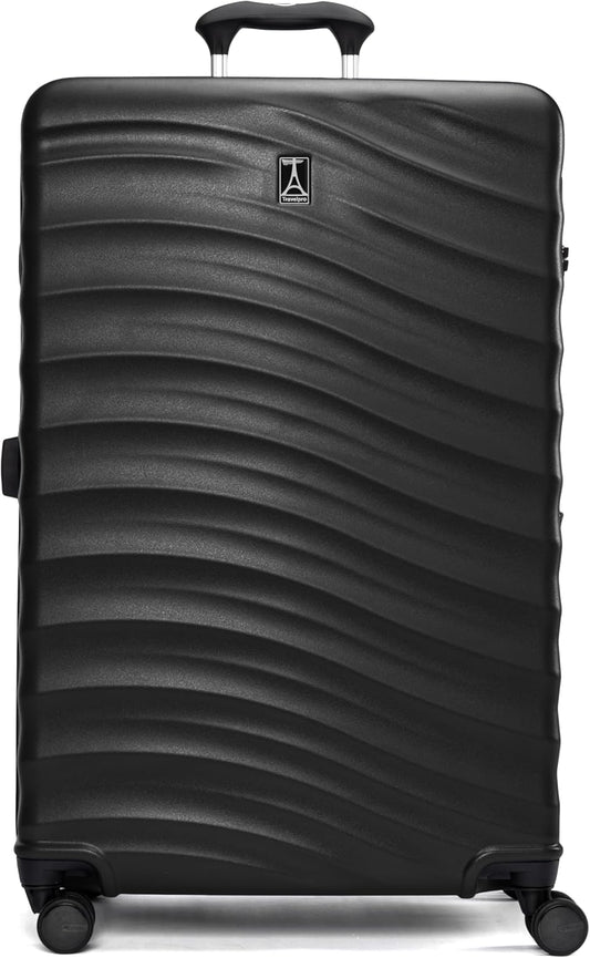 Travelpro Maxlite Air V2 Hardside Expandable Checked Luggage, 8 Spinner Wheels, Lightweight Hard Shell Suitcase, TSA lock, Black, Checked Large 28-Inch