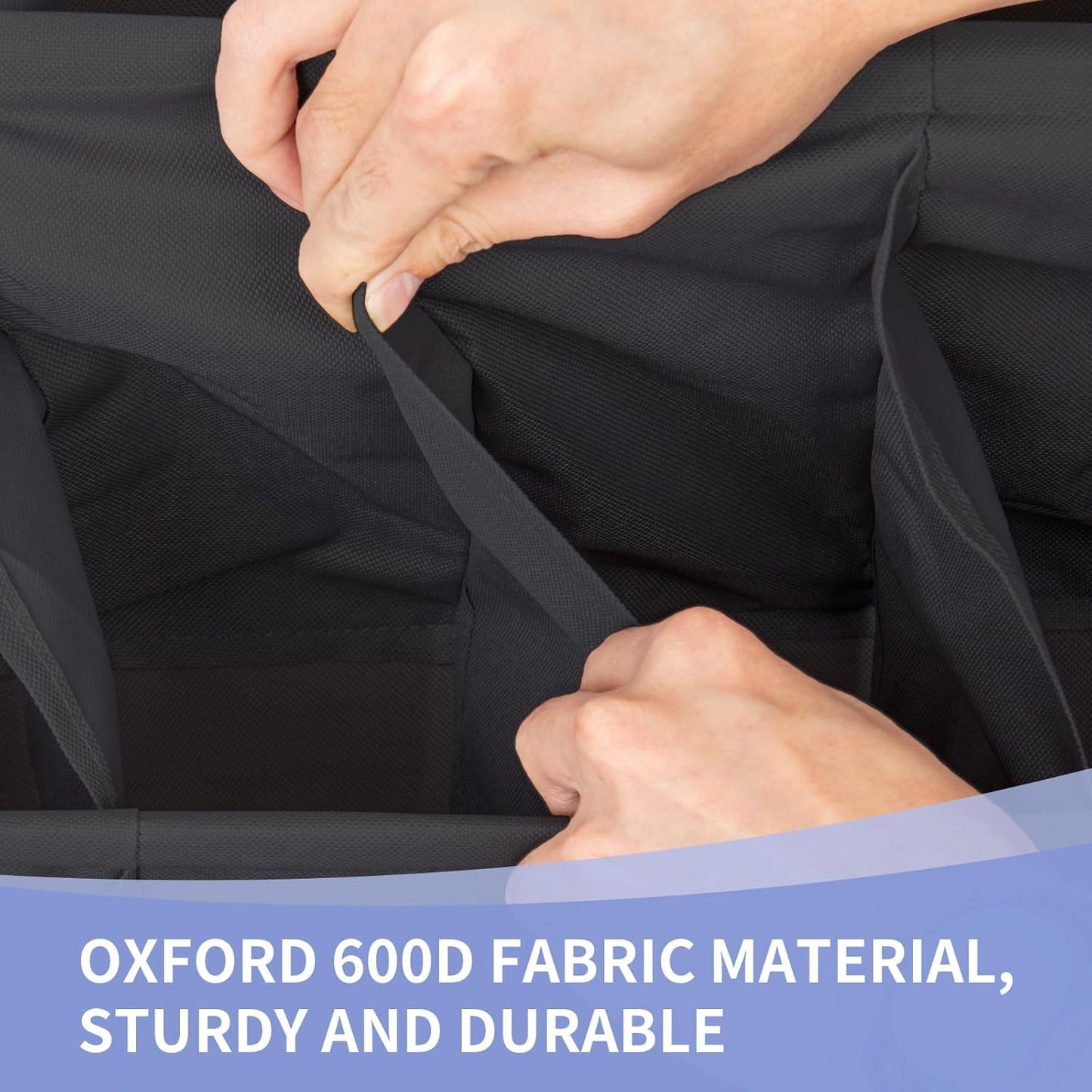 FENTEC 2 Pack Over the Door Shoe Organizer, Hanging Shoe Organizers with Large Pockets Shoe Holder Hanging Shoe Rack for Closet Shoe Organizer for Wall, Over Door Organizer with 30 Pockets, Black