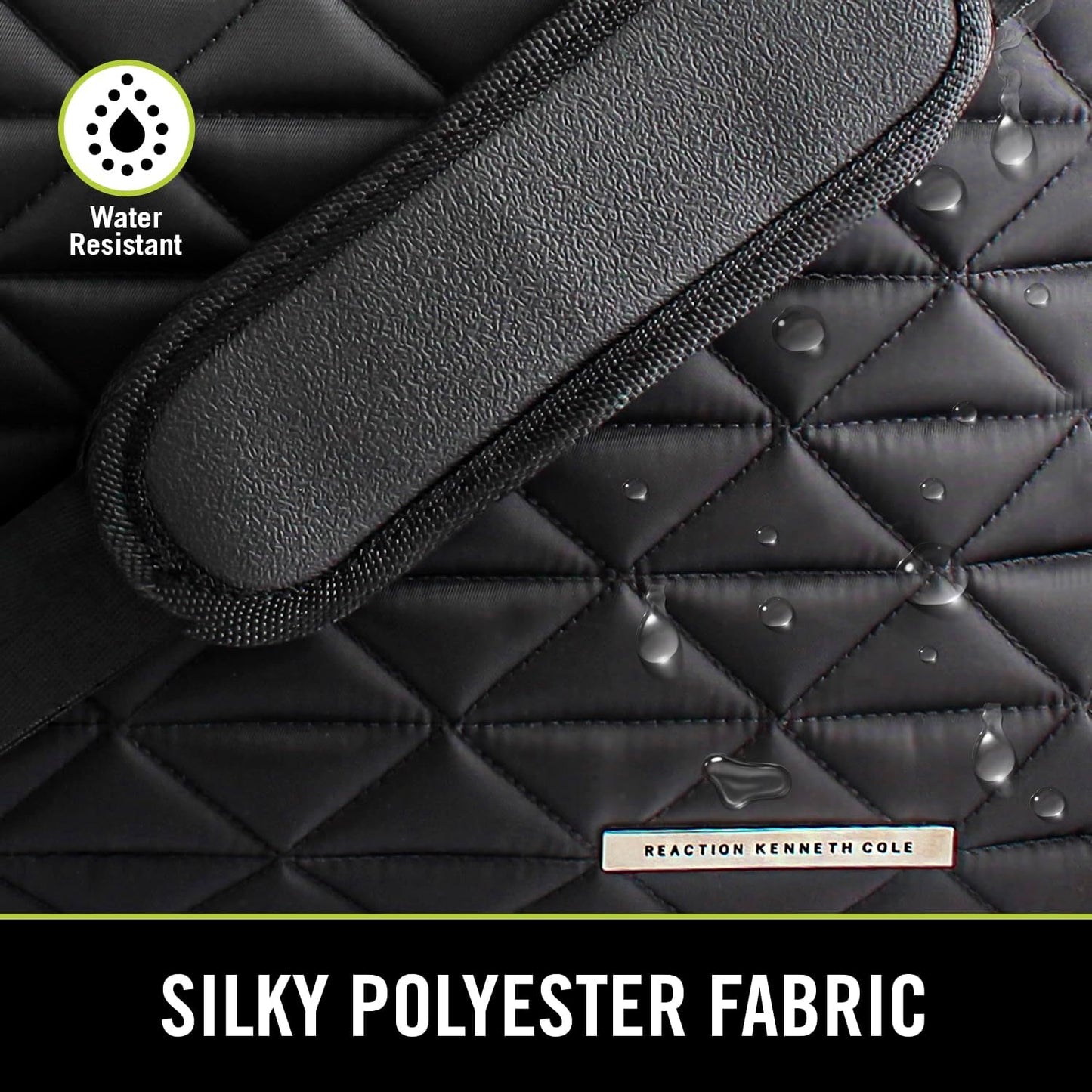 Kenneth Cole REACTION Emma 15" Convertible Duffel Carry On Travel Bag, Black