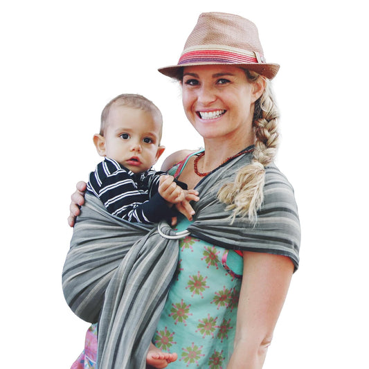 Hip Baby Wrap Ring Sling Baby Carrier for Infants and Toddlers (Rocky Mountain)
