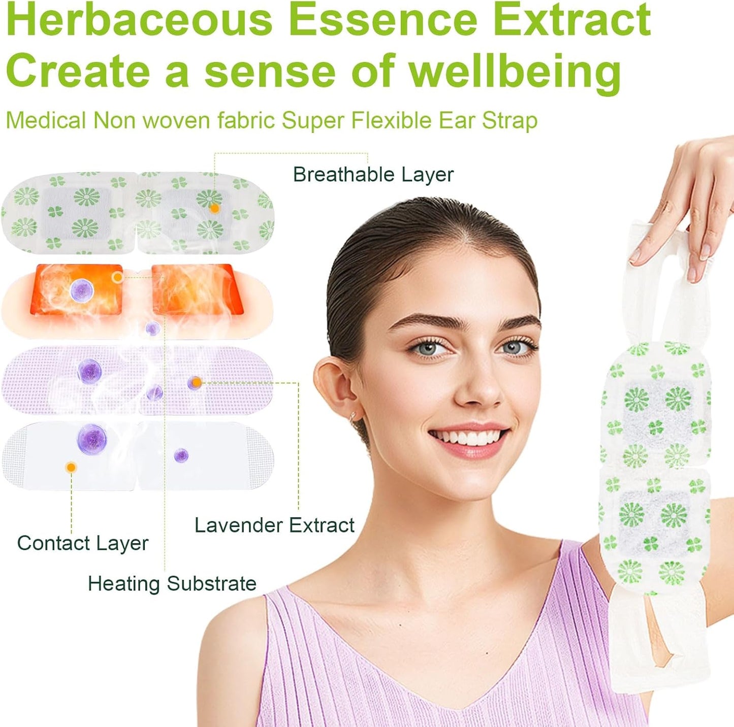 20 Packs Steam Eye Mask, Wormwood Steam Eye Masks Disposable, Self-Heating Relief Heated Eye Mask for Fatigue, Perfect for Home, Sleep, Spa & Travel