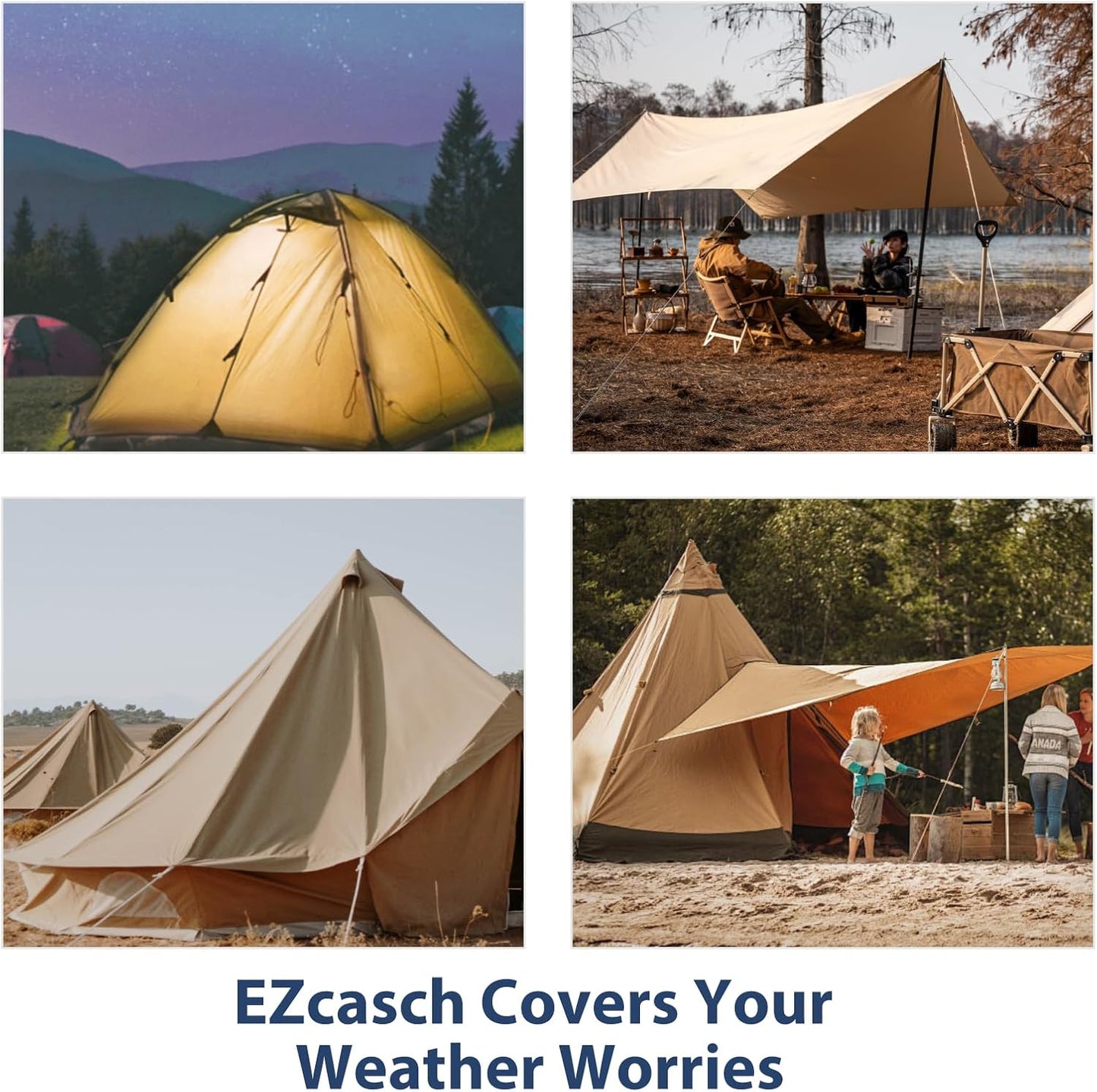 20’x30’ Canvas Tarp Heavy Duty Water Resistant Tarpaulins with Aluminum Grommets,UV Resistant, 22Mil Multipurpose Drop Cloth, 14oz Cover Sheet for Outdoor and Indoor Use with Ropes Yellow