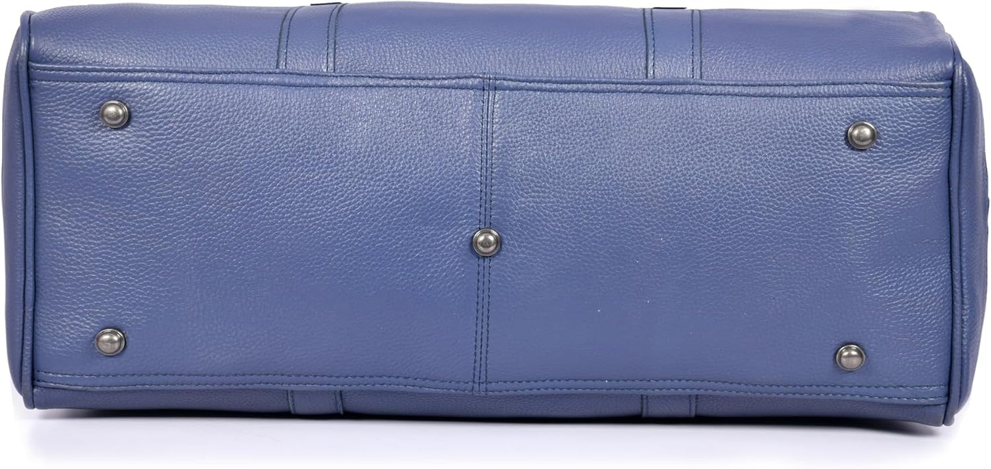 Leather Duffel Bag for Men & Women Travel, Weekend, Overnight, Gym Bag