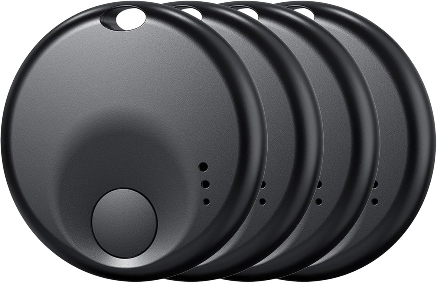 Tracker Tag-4 Pack - Smart Bluetooth Tracker, Works with Apple Find My APP (iOS Only, Not for Android), Smart Tag Keys Finder and Item Locator for Keys, Bags, Luggage, Pets and Wallet