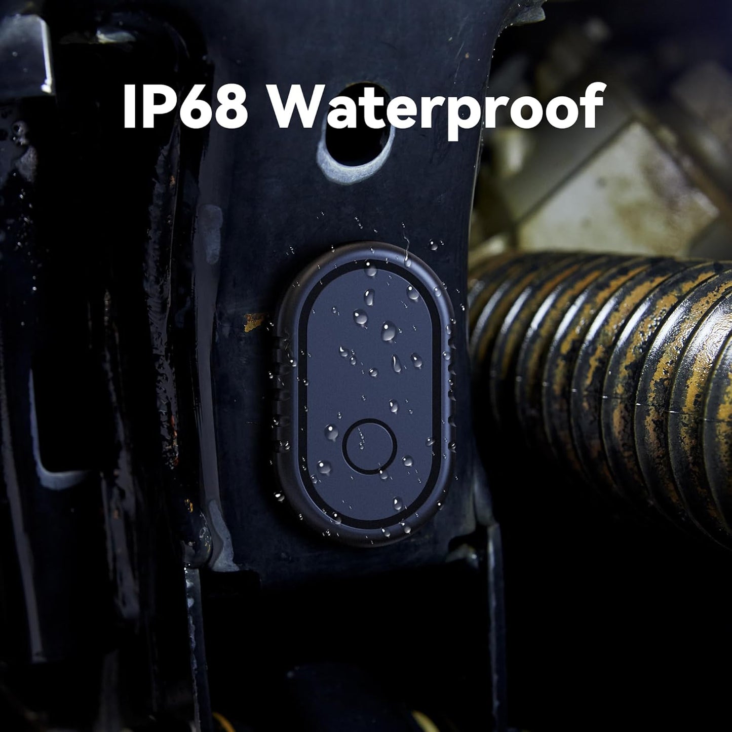 2 Pack for Samsung Smart Tag 2 Adhesive Mount, ABS Waterproof Case with 3M Adhesive Sticker Stick on Car/Bike/Luggage & More for Galaxy Smart Tag 2, Hidden Smarttag2 Full Protective Holder Anti-Lost