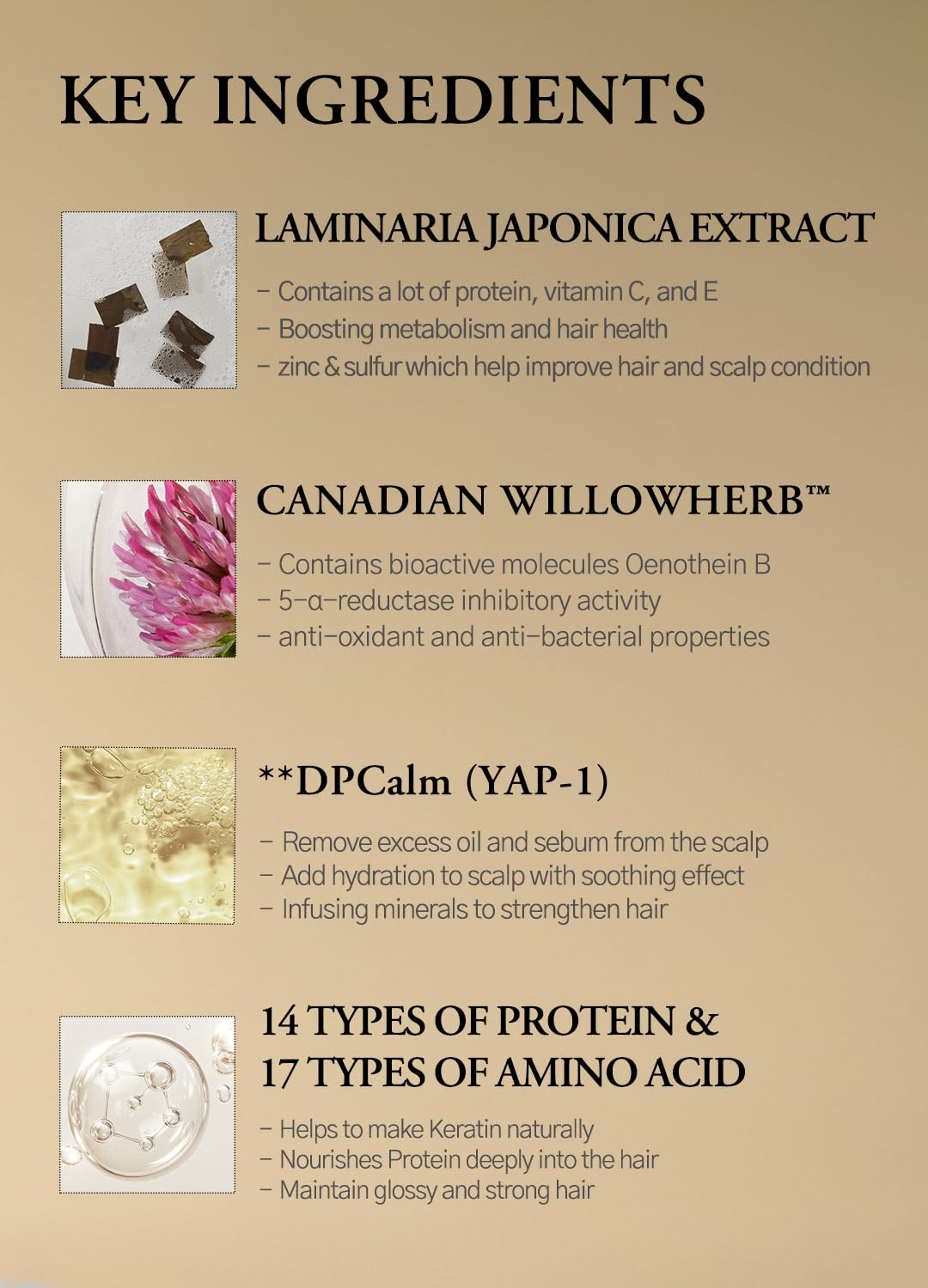 laferme Laminaria Shampoo with Organic Ingredient, Korean Clarifying Shampoo, Hydrating for Dry Hair, Strengthening for Weak Hair, Sulfate & Paraben-Free, for Women & Men, 33.8 FL OZ, Pear & Freesia