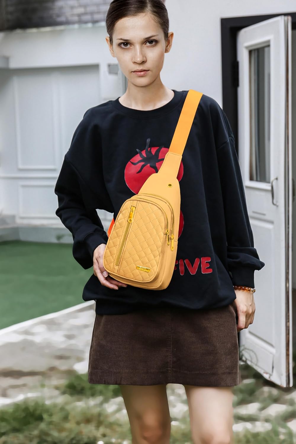 Small Sling Bag For Women Men Casual Crossbody Sling Backpack