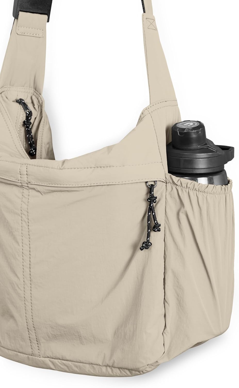 ODODOS 20L Crossbody Tote Bag Large Capacity Lightweight Hobo Shoulder Sling Bags for Gym Shopping Beach Travel