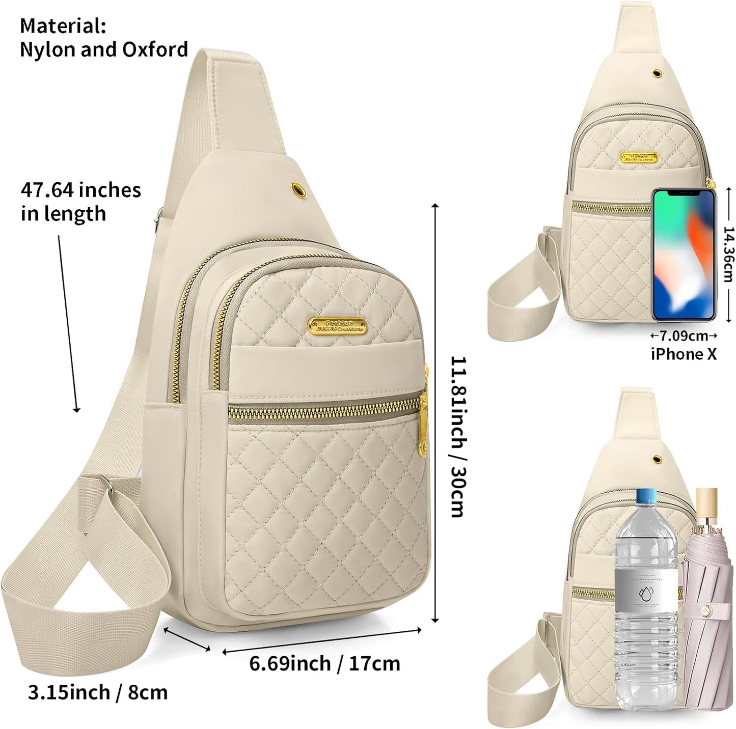 Small Sling Bag For Women Men Casual Crossbody Sling Backpack