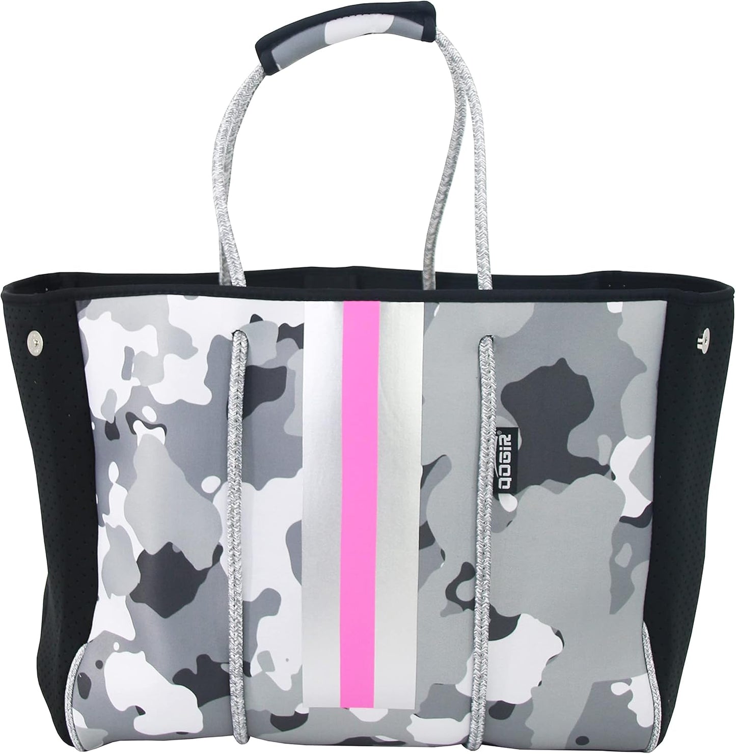 QOGiR Neoprene Multipurpose Beach Bag Tote with Inner Zipper Pocket … … … …