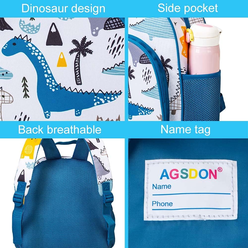 CCJPX Toddler Backpack for Boys Girls, Dinosaur Unicorn Cat Preschool Bookbag Kindergarten Cute School Bag
