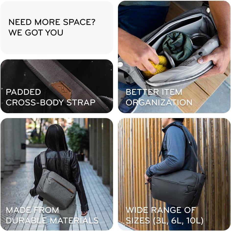 Peak Design Everyday Sling 3L, 6L and 10L
