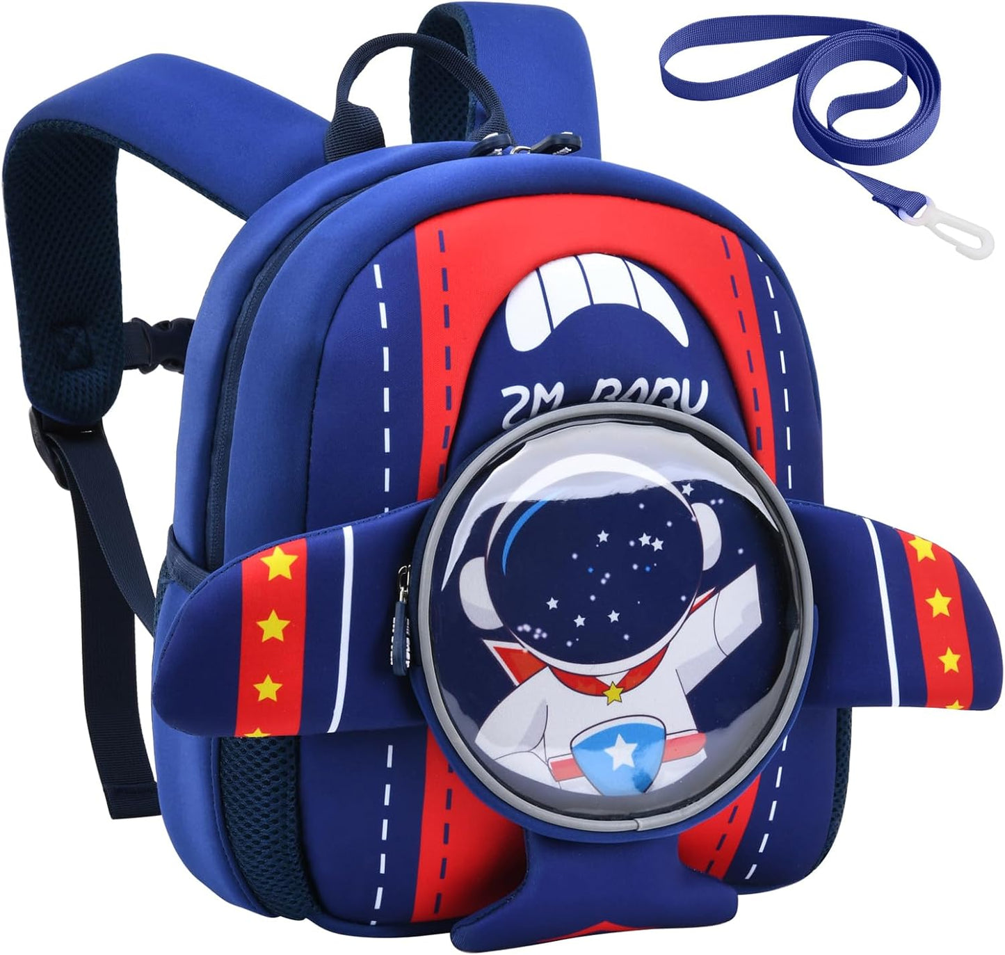 Padgene Toddler Backpacks Kids Preschool Backpack Waterproof Neoprene Animal Schoolbag Lunch backpack 3D Cartoon Mini Travel Bag for Boys Girls Ages 3-5