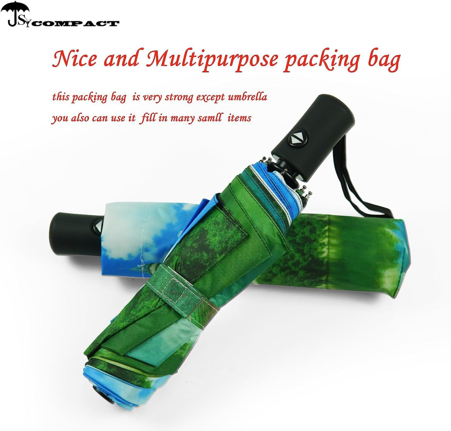 SY COMPACT Travel Umbrella Windproof Automatic Umbrellas Small Compact UV Sun Protection Factory Outlet Umbrella