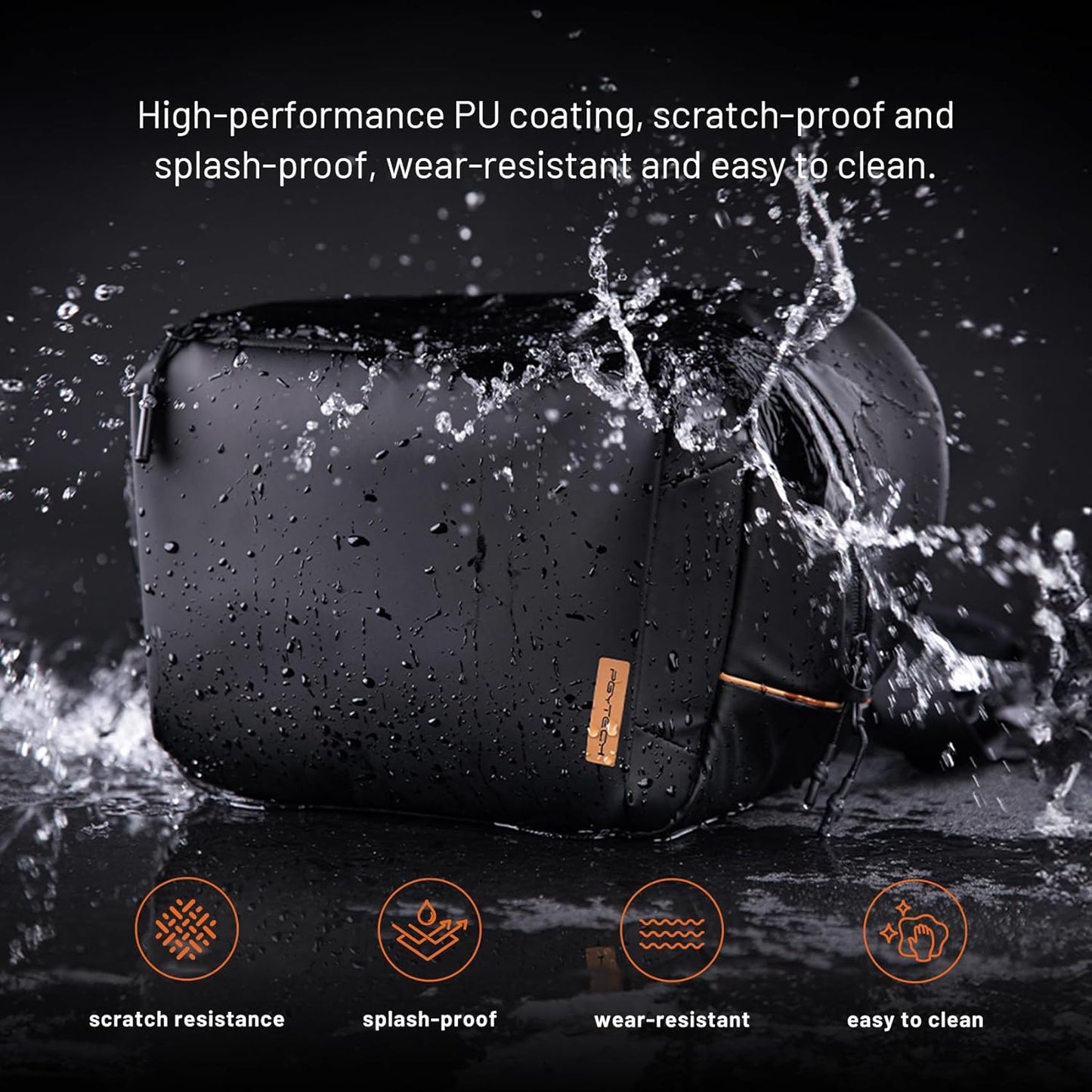 PGYTECH OneGo Solo V2 Camera Sling Bag, 4L Camera Chest Bag Crossbody Fanny Pack for Urban Travel Photographers, Small Camera Bag for Sony/Canon/Nikon/Mirrorless/Fuji Cameras