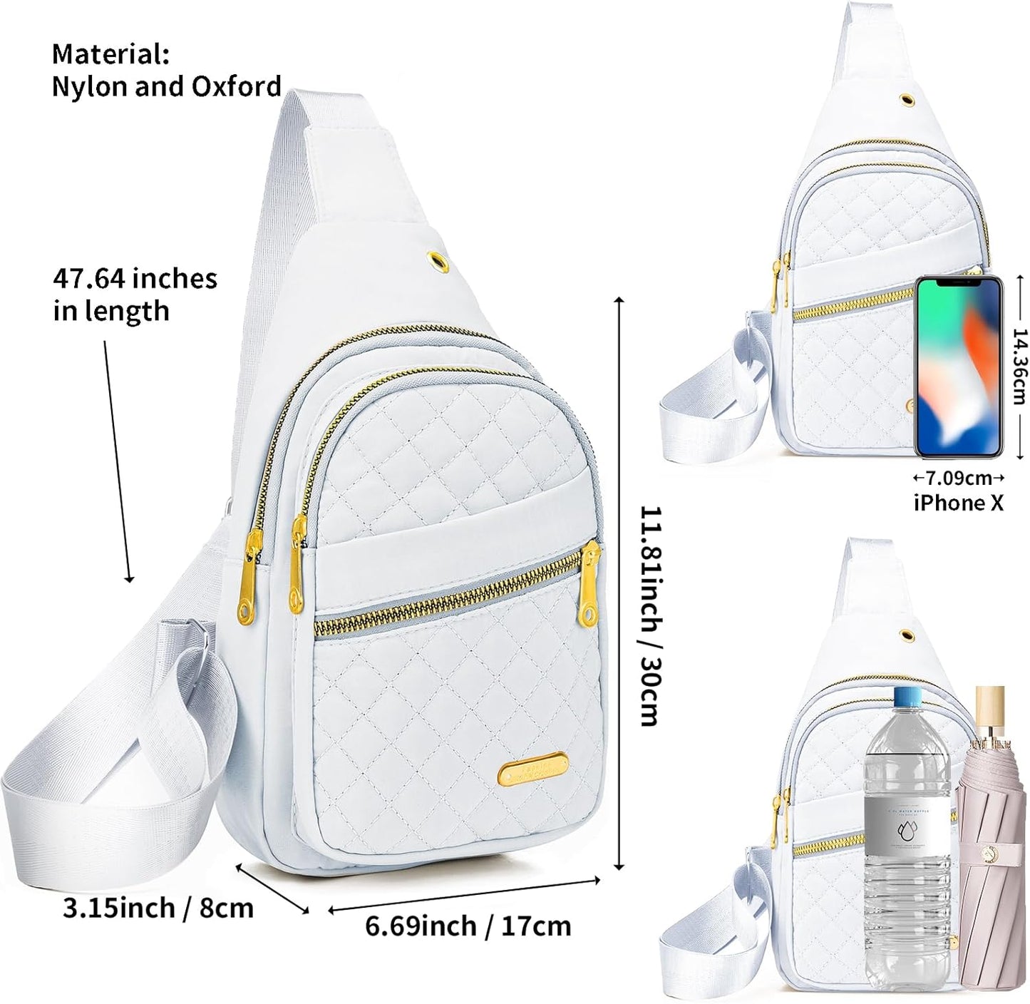 Small Sling Bag For Women Men Casual Crossbody Sling Backpack