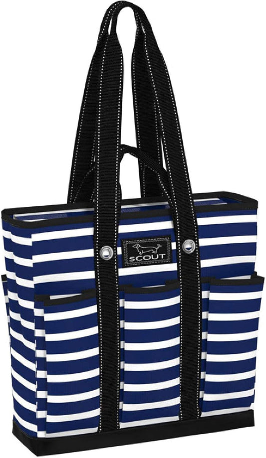 SCOUT Rocket Pocket Tote - Multi-Pocket Travel, Nurse, Teacher, Mom Tote, 7 Pockets Total, Two Sets of Straps, Folds Flat
