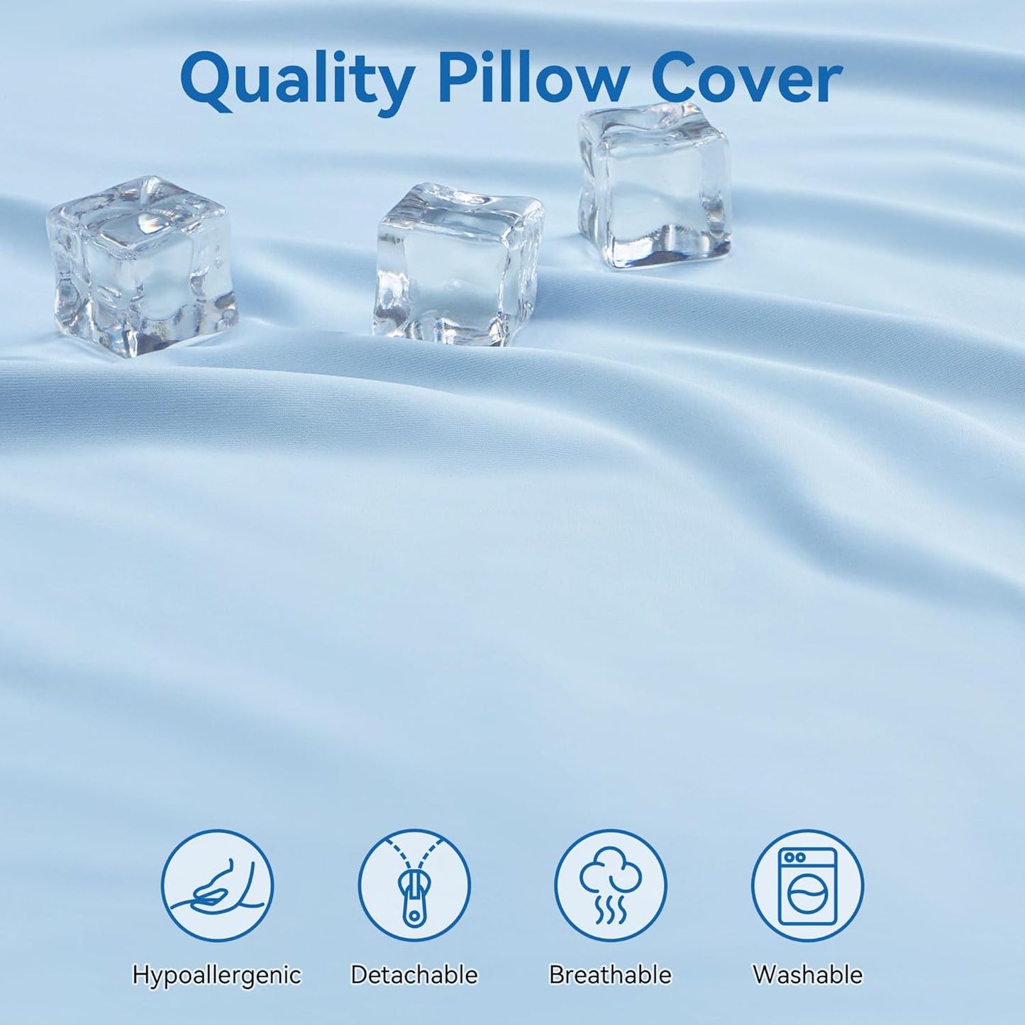 AM AEROMAX Queen Size Soft Contour Memory Foam Pillow, Cervical Pillow for Neck Pain Relief, Neck Orthopedic Sleeping Pillows for Side, Back and Stomach Sleepers.
