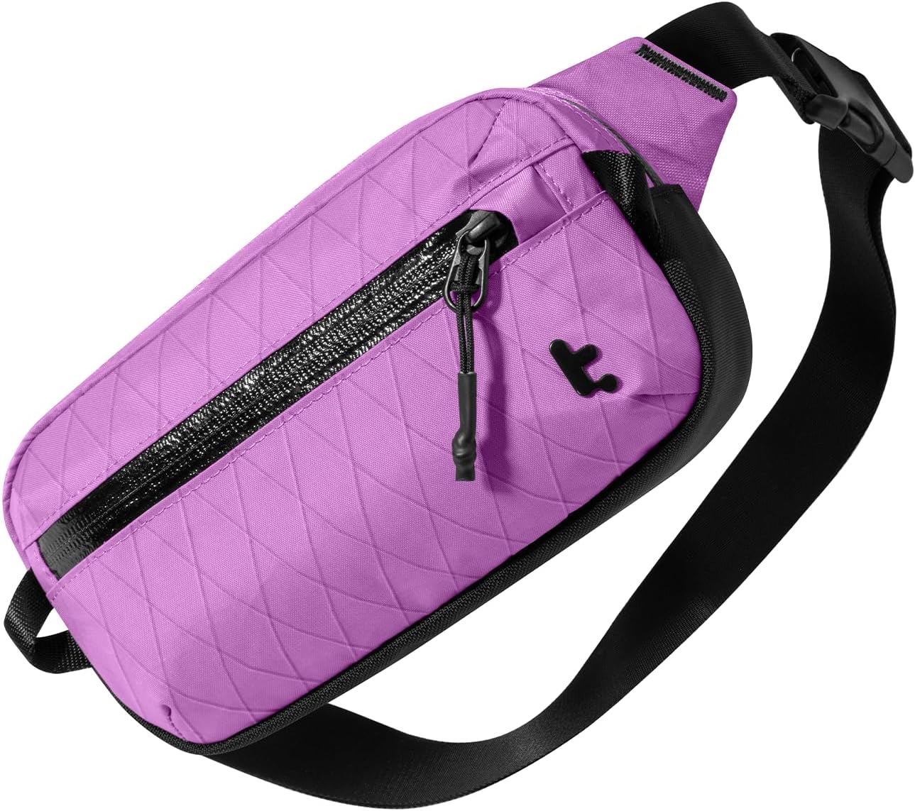 tomtoc 1.5L X-Pac Sling Bag with RFID Blocking, Crossbody Bag Minimalist Chest Shoulder Pack for Men/Women, Water-resistant Lightweight Casual Funny Pack for Travel, Daily Commute