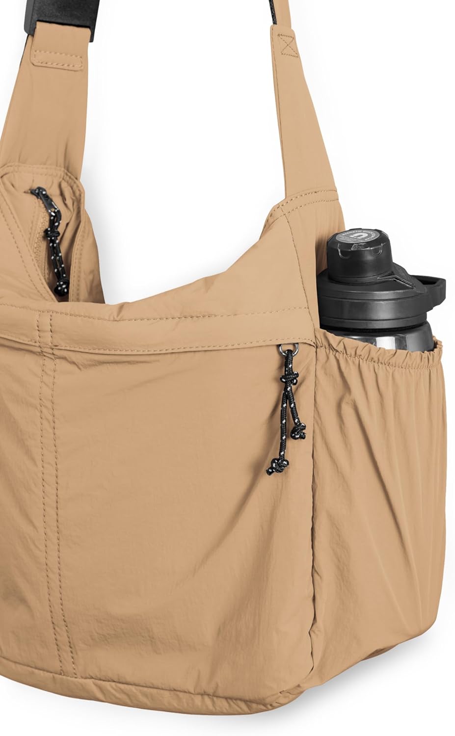 ODODOS 20L Crossbody Tote Bag Large Capacity Lightweight Hobo Shoulder Sling Bags for Gym Shopping Beach Travel