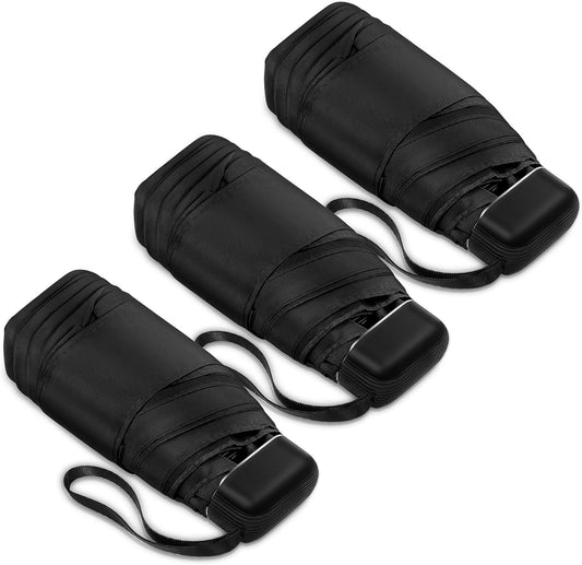 LEAGERA Mini Umbrella - Compact, Waterproof Travel Umbrella for Light Rain, Suitable for Women's Purse and Pocket